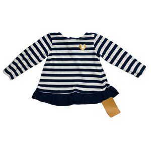 G02-Carters, 6-12M, l/s cotton knit tee shirt